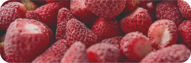 congelado morango